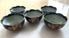 有田焼　胡窯　菊割　金彩古伊万里　深皿