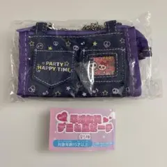 平成女児 miniデニム風ポーチ ぱーぷる