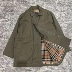 一枚袖 【入手困難】 バーバリー ハンティングジャケット 90s 玉蟲色 ba6b7b8fa27657ede524d3bc3a0a38