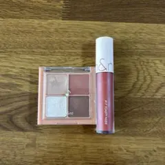 ロムアンドアイシャドウリップセットベターザンアイズMO1ドライアップルブロッサム