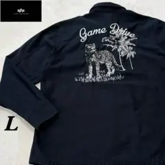 ALPHA INDUSTRIES 刺繍 ワークシャツ LARGEのサムネイル