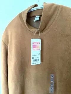 ユニクロ ヒートテック ストレッチフリース モックネックT 未使用品 M