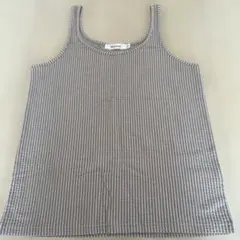MOUSSY ストライプ柄 タンクトップ　FREE