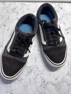 【人気】VANS オールドスクール 黒 23.5cm スエード スニーカーのサムネイル