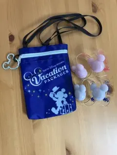 東京ディズニーリゾート バケーションパッケージ バッグ、光るバングルのセット