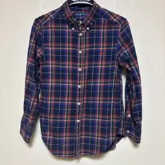 Ralph Lauren チェック柄長袖シャツ M(10-12)