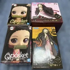ゆ*お様 鬼滅の刃 Qposket 禰豆子 フィギュア　4体セット