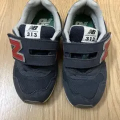New Balance 313 スニーカー ネイビー/レッド　18.5センチ