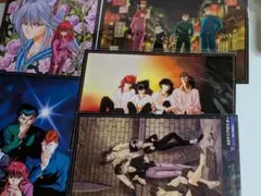 幽遊白書　WEBくじ　第15弾　B賞　クリアポスター　5種