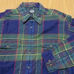 DOCKERS　90s　フランネルシャツ　L　チェック　　USA古着