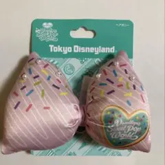 ディズニーランド　パルパルーザ　リボン　ピンク　ヘアゴム　ミニー
