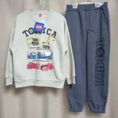 【新品】トミカ 裏起毛 セットアップ トレーナー パンツ 120 TOMICA