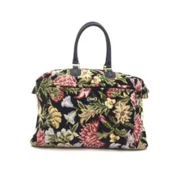 【廃盤品・激レア・美品】FEILER フェイラー 旅行バッグ／ボストンバッグ 極美品 FEILER フェイラー ボストンバッグ 花柄 シェニール織り