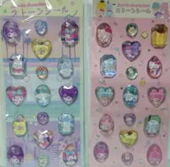 【正規品】サンリオ ストーンシール　サンリオキャラクター　2点セット