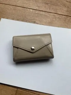 北欧暮らしの道具店　手のひらサイズの本革財布　ベージュ