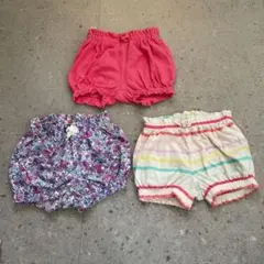 ショートパンツ かぼちゃパンツ 3点セット