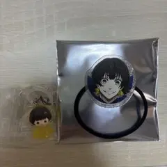 ブルーロック トレーディングフェイスヘアゴム+めじるしアクセサリー 蜂楽廻 2点