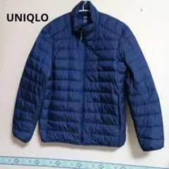 UNIQLO 　ネイビー キルティングダウンジャケット　Lサイズ