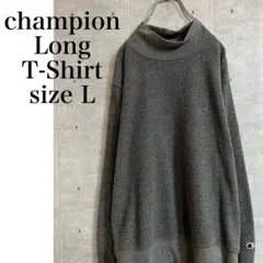 champion × ダファー　コラボ　ロングTシャツ グレー サイズL