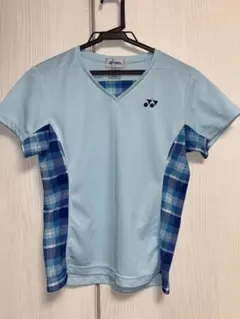 YONEX Tシャツ ユニフォーム レディース M 水色 バドミントン 汚れあり