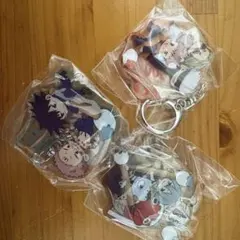 呪術廻戦　ふでマメ アクリルキーホルダー 3個セット