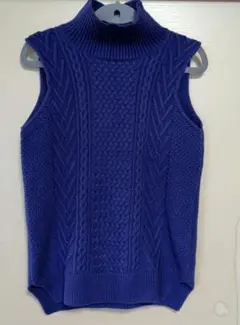 GREEN LABEL RELAXING タートルネック ニットベスト