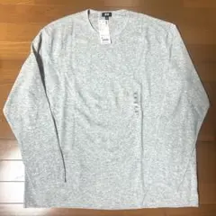 UNIQLO ミラノリブクルーネックセーター グレー 3XL ユニクロ
