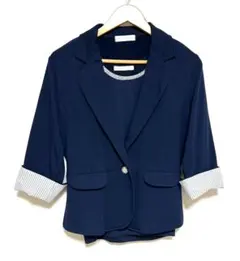 ネイビー ジャケット＆タンクトップセットのサムネイル