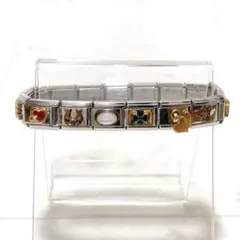 ノミネーション チャーム付きブレスレット　約16.5cm