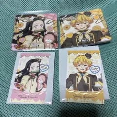 鬼滅の刃 バレンタイン＆ホワイトデー 我妻善逸 竈門禰豆子　コースター　カード