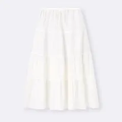 【期間限定値下げ】GU ティアードマキシスカート　XS