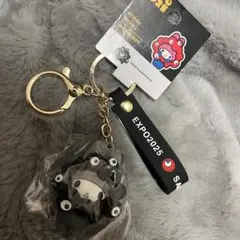 大阪万博　会場限定　黒ミャクミャク　マイメロデイ　キーホルダー