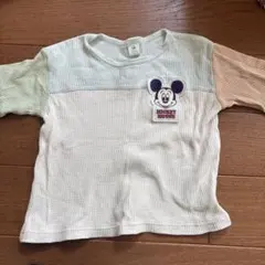ミッキーマウス プリント Tシャツ