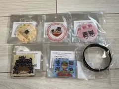 キヨ15周年くじ G賞キヨ猫アクリルバッジ全種+F賞ラバーバンド