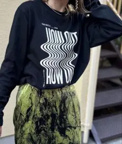 United Athleウェーブ柄ロゴロンT チャオパニックティピージーナシス
