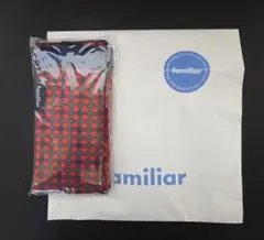 m.m02様専用 familiar シュパットエコバッグ Sサイズ チェック 赤