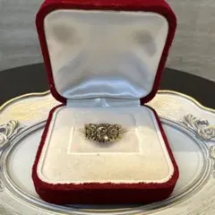 ヴィンテージ　装飾的なゴールドリング