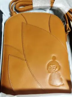 新品未使用☆ リトルミイ ナチュラルレザー ミニ ポシェット