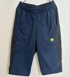 DESCENTE デサント ハーフパンツ ネイビー 蛍光ロゴのサムネイル