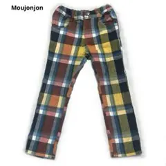 Moujonjon キッズ チェックパンツ 100