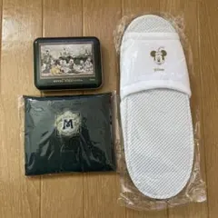 東京ディズニーリゾート　ホテルミラコスタ エコバッグ&アメニティ缶&スリッパ