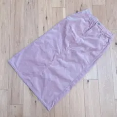 コーデュロイ　ピンク　ロングスカート♡裏起毛