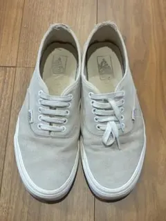 VANS スニーカー ベージュ スエード オーセンティック ヴァンズ
