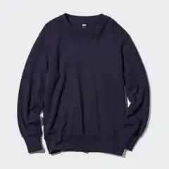 ユニクロ　スウェットシャツ（長袖）　ネイビーLサイズ
