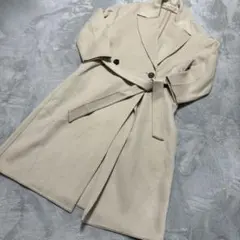 mnz88様専用☆PLST☆ほぼ未使用☆アイボリーリバーコートSサイズ