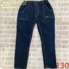 男の子　130 パンツ　ダブルビー　ミキハウス　コーデュロイ　ウエストゴム　秋冬のサムネイル