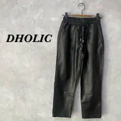 新品タグ付き✨ディーホリック レザーパンツ テーパード ブラック 1583