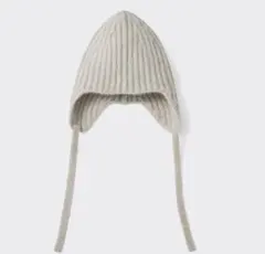 ニット帽 ベージュ