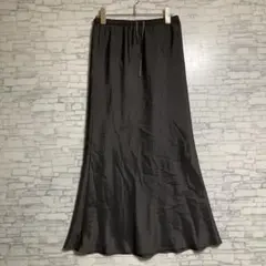 アーバンリサーチ　ダークグレー フレアスカート ロング丈　フリーサイズ　美品