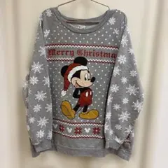 Disney ミッキーマウス クリスマス スウェット 3X